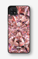 Samsung Galaxy A22 4G Hard Case – Pink Crystals - View 1
