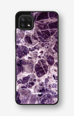 Samsung Galaxy A22 4G Hard Case – Purple Marble - View 1