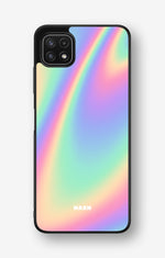 Samsung Galaxy A22 4G Hard Case – Rainbow Haze - View 1