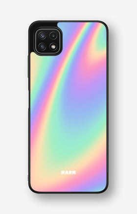 Samsung Galaxy A22 4G Hard Case – Rainbow Haze - View 1