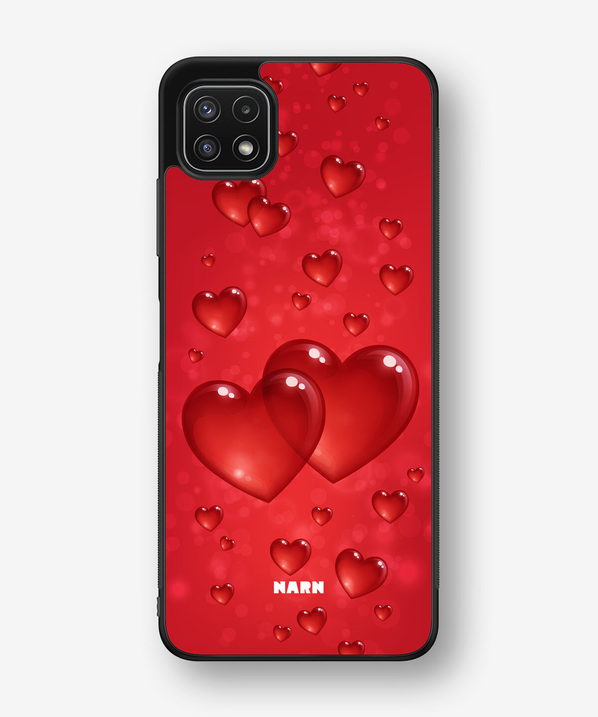 Samsung Galaxy A22 4G Hard Case – Red Romance - View 1