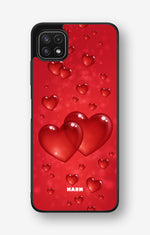 Samsung Galaxy A22 4G Hard Case – Red Romance - View 1