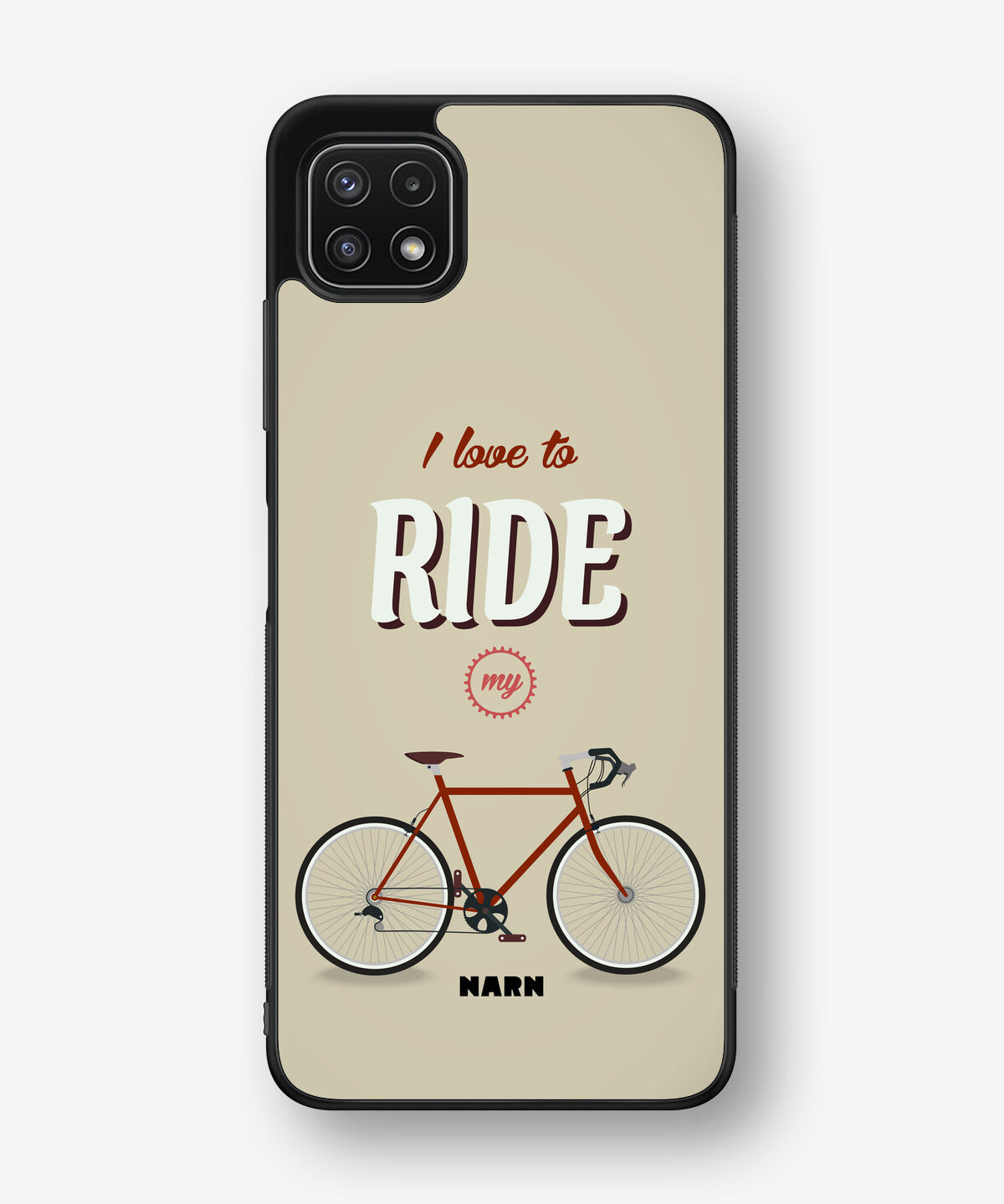 Samsung Galaxy A22 4G Hard Case – Ride My Bicycle - View 1