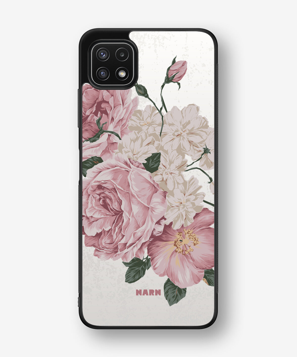 Samsung Galaxy A22 4G Hard Case – Roses - View 1
