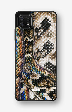 Samsung Galaxy A22 4G Hard Case – Shining Snakeskin - View 1