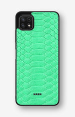 Samsung Galaxy A22 4G Hard Case – Turquoise Snake - View 1