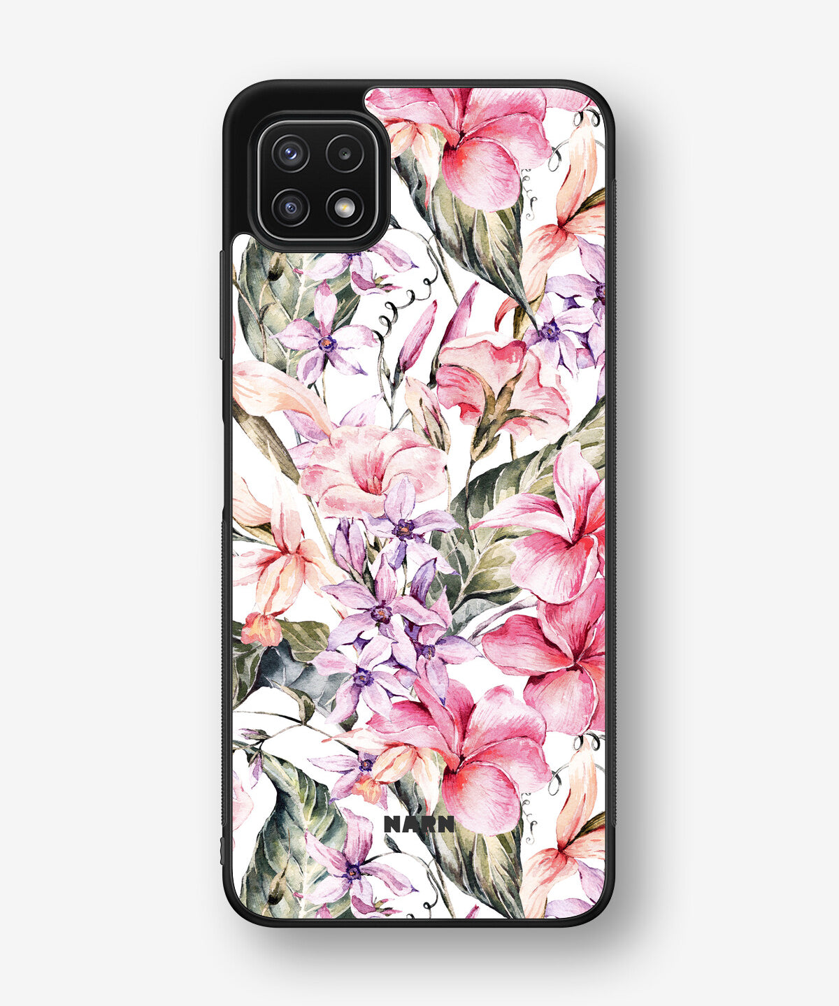 Samsung Galaxy A22 4G Hard Case – Watercolor Flowers - View 1