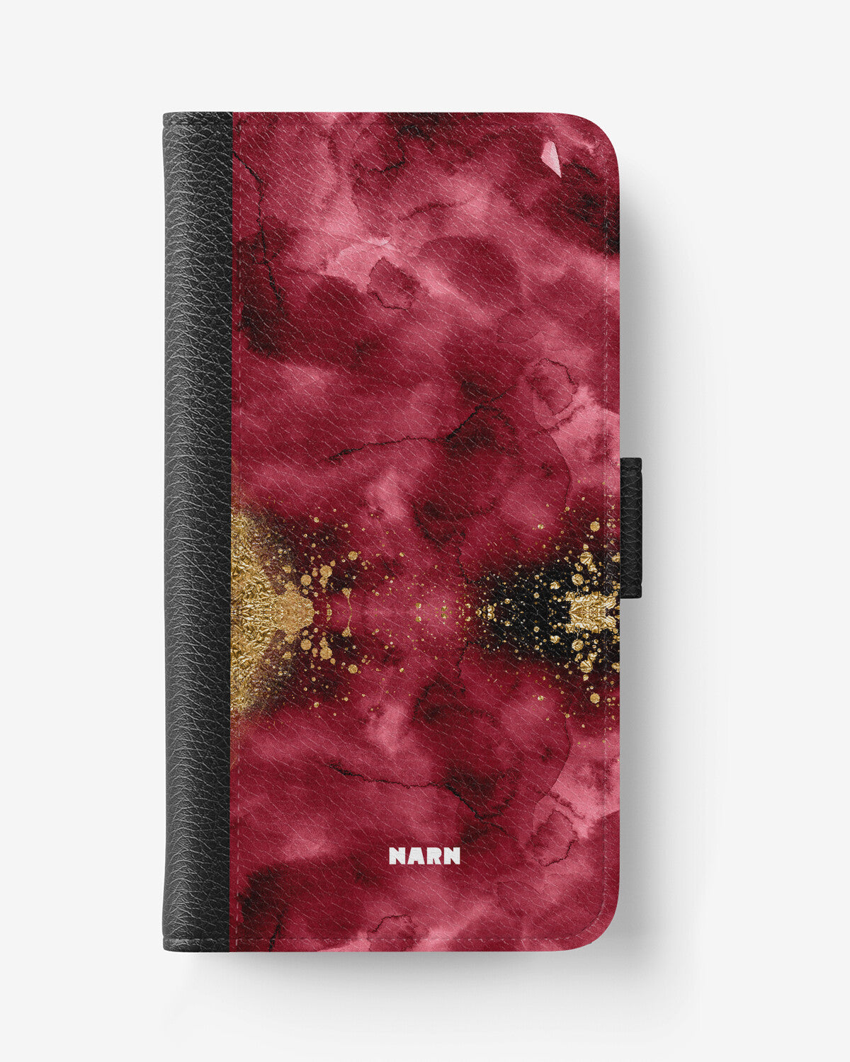 Samsung Galaxy A22 4G Wallet Case - Burgendy Shimmer - View 1