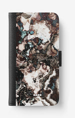 Samsung Galaxy A22 4G Wallet Case - Marble Brown - View 1