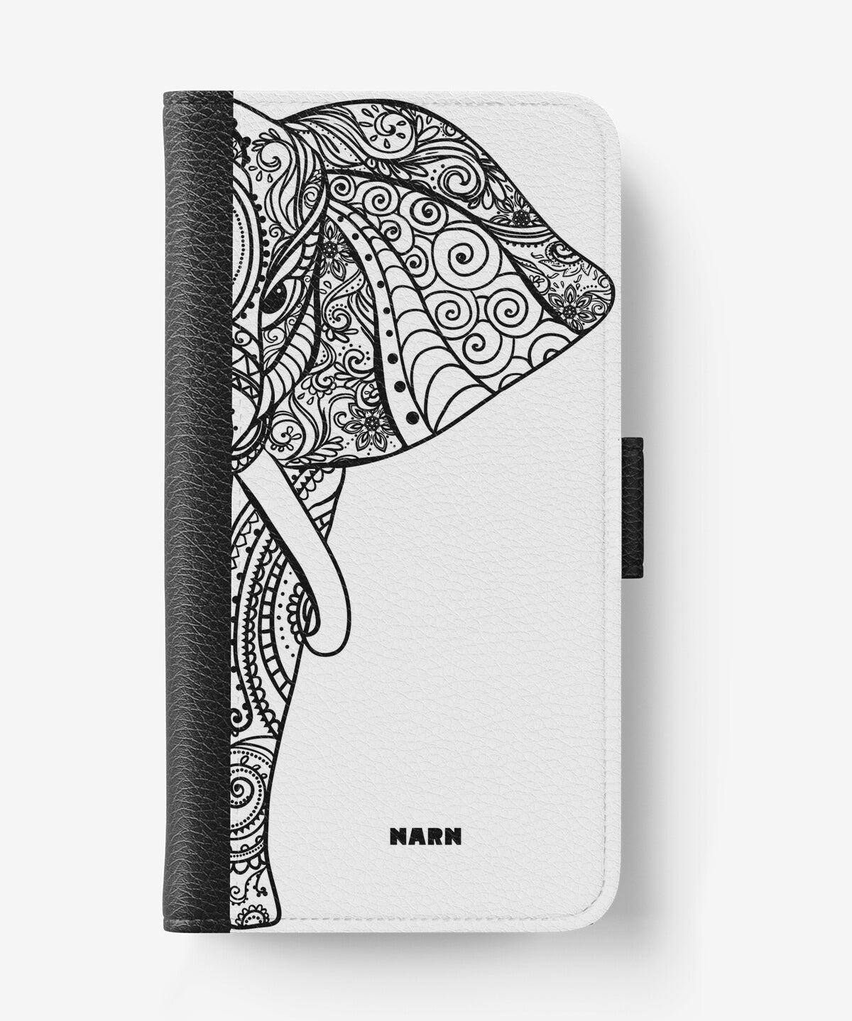 Samsung Galaxy A23 5G Wallet Case - Mandala Elephant - View 1
