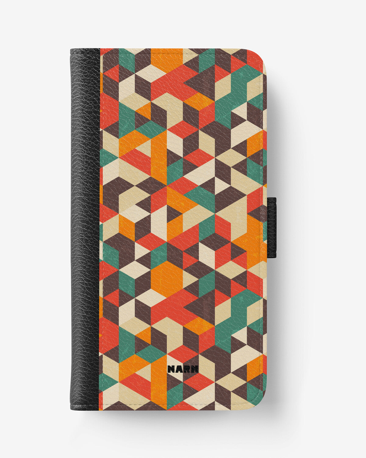 Samsung Galaxy A25 5G Wallet Case - Retro Geometric - View 1