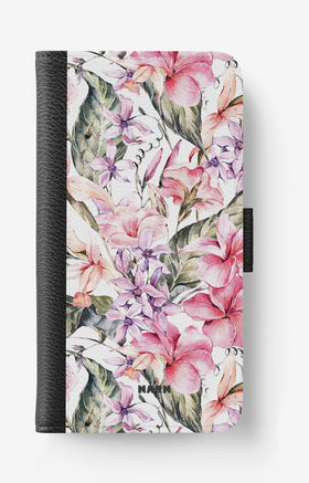 Samsung Galaxy A25 5G Wallet Case - Watercolor Flowers - View 1