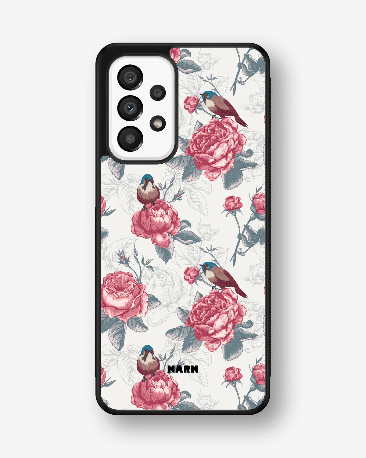 Samsung Galaxy A33 5G Hard Case – Birds Among Roses - View 1