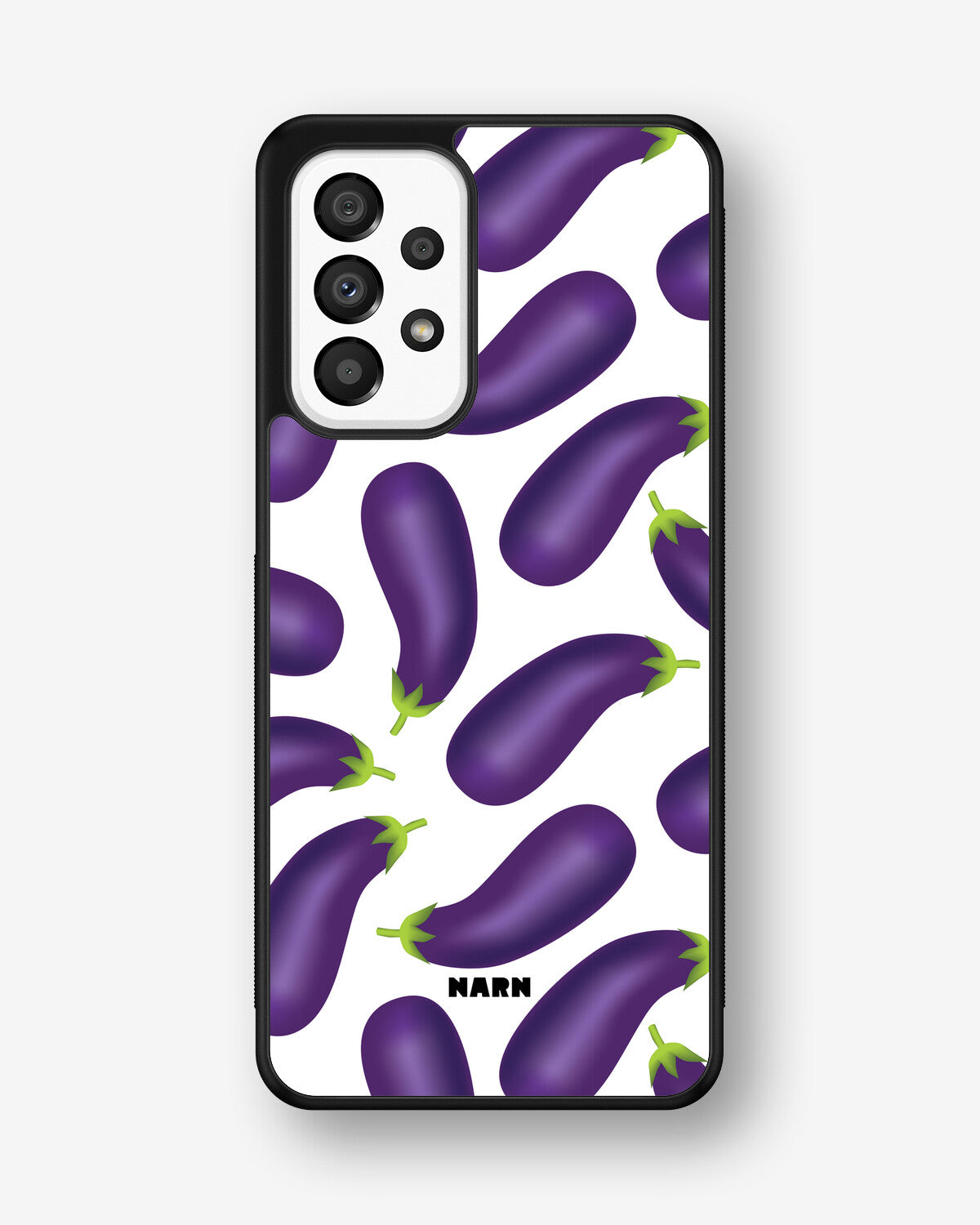 Samsung Galaxy A33 5G Hard Case – Eggplant Pattern - View 1