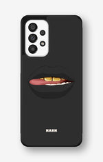 Samsung Galaxy A33 5G Hard Case – Golden Lips - View 1