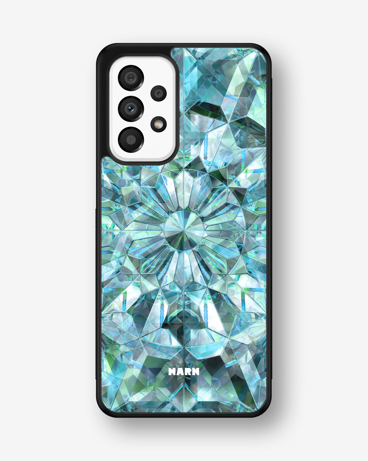 Samsung Galaxy A33 5G Hard Case – Green Crystals - View 1