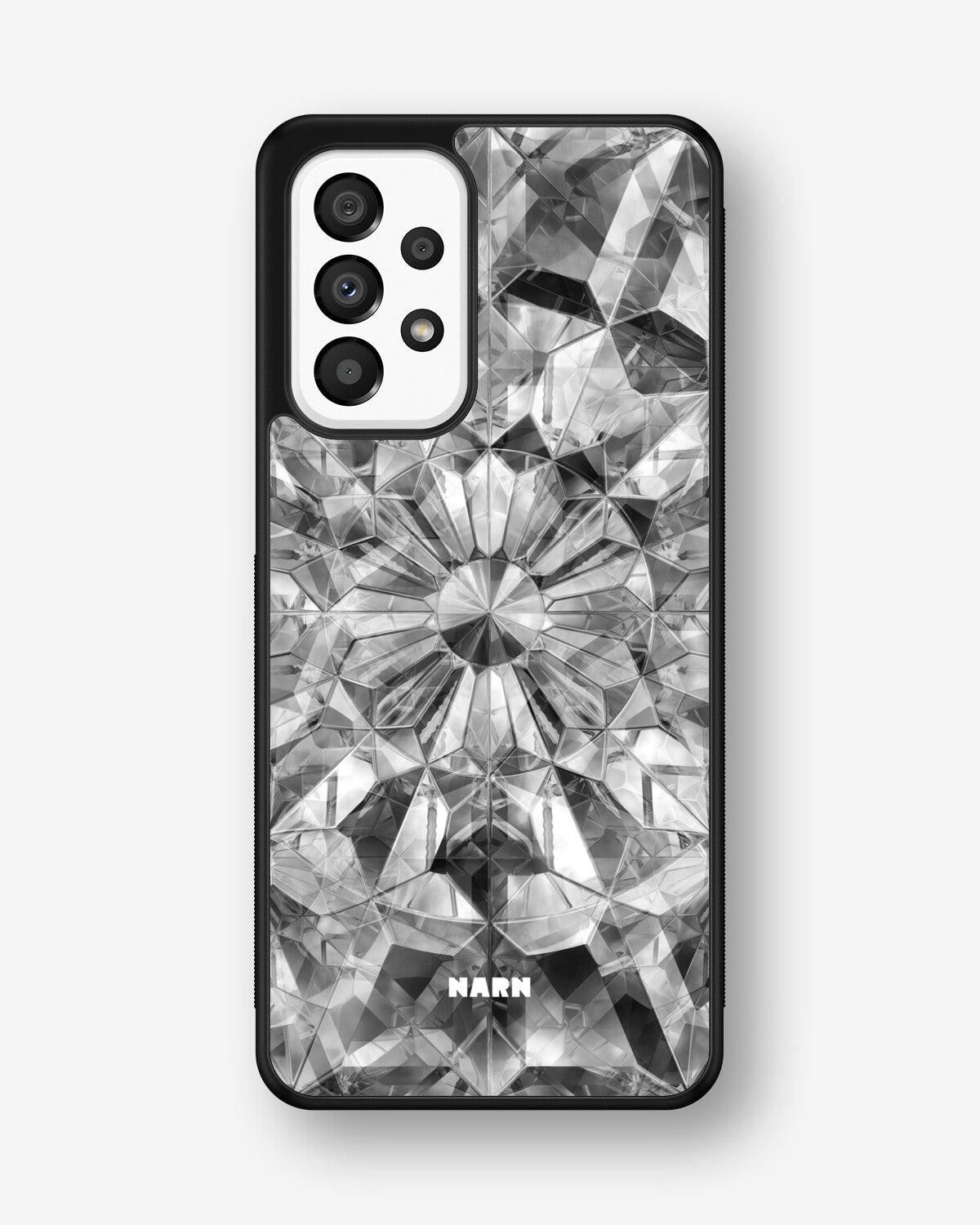 Samsung Galaxy A33 5G Hard Case – Grey Crystals - View 1