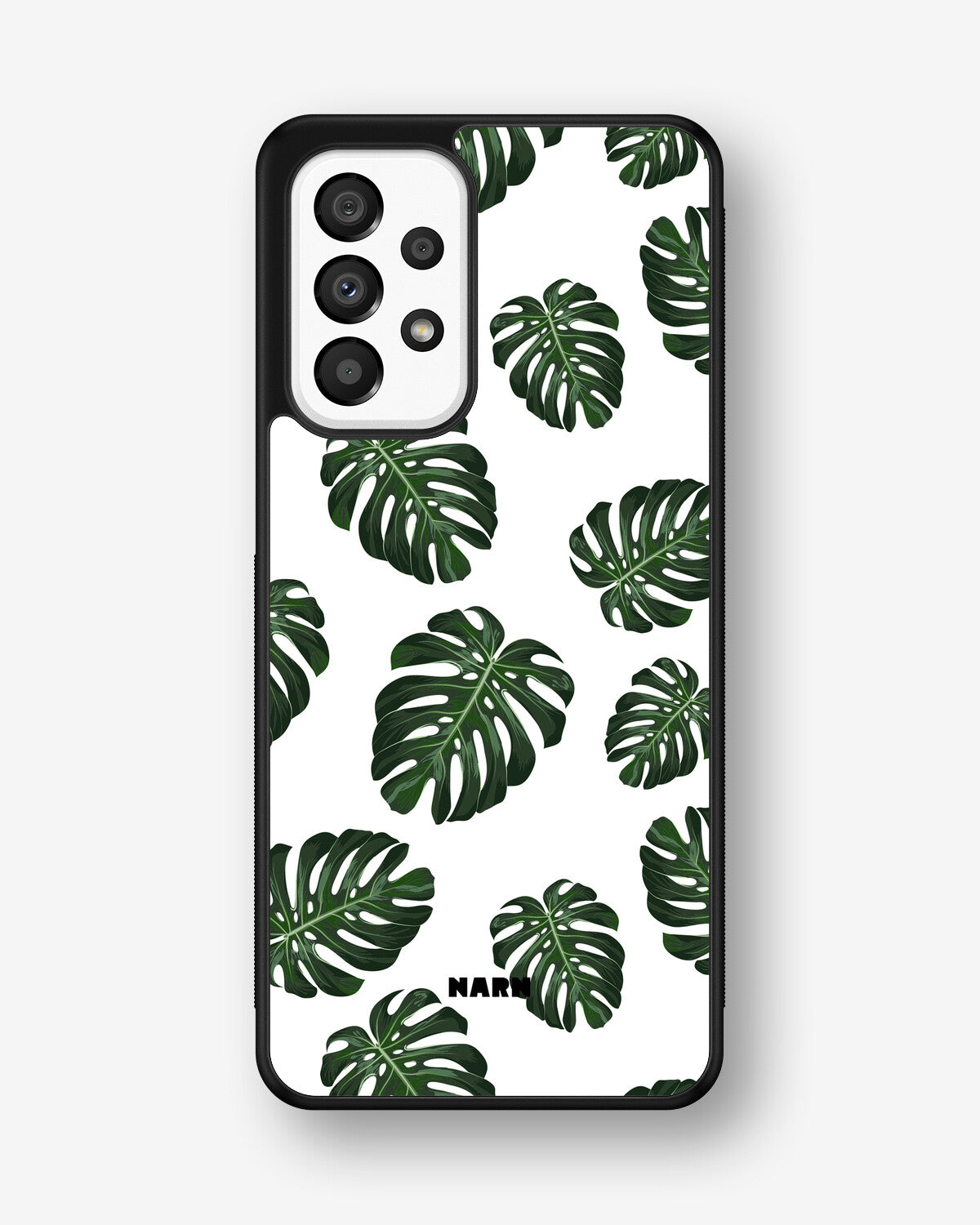 Samsung Galaxy A33 5G Hard Case – Monstera Pattern - View 1