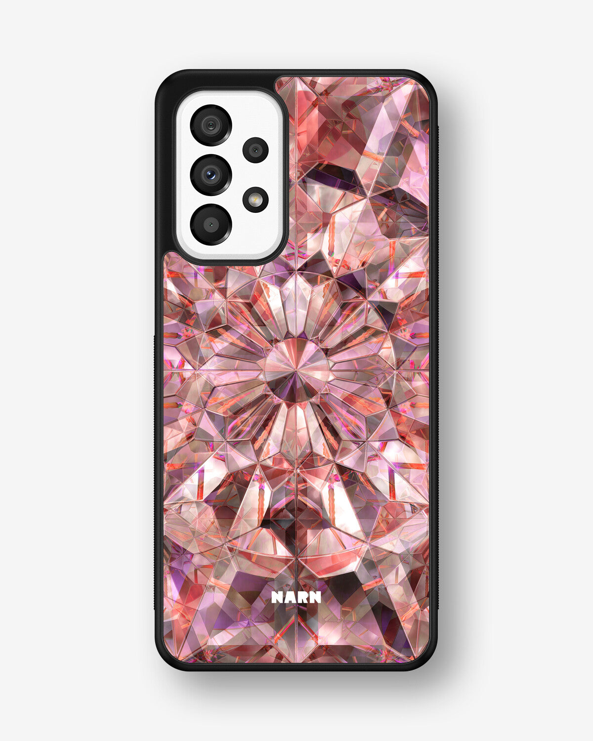 Samsung Galaxy A33 5G Hard Case – Pink Crystals - View 1