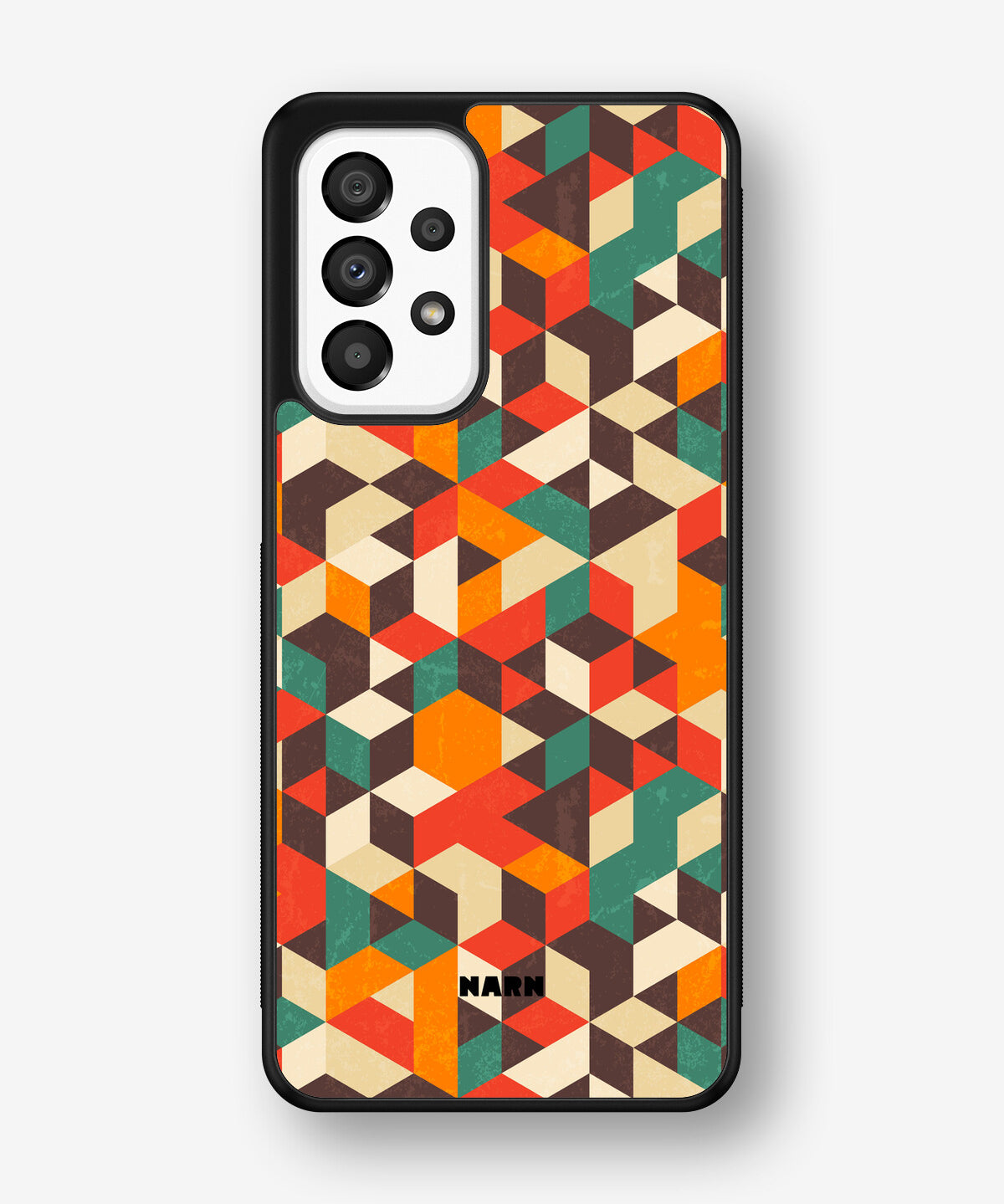 Samsung Galaxy A33 5G Hard Case – Retro Geometric - View 1