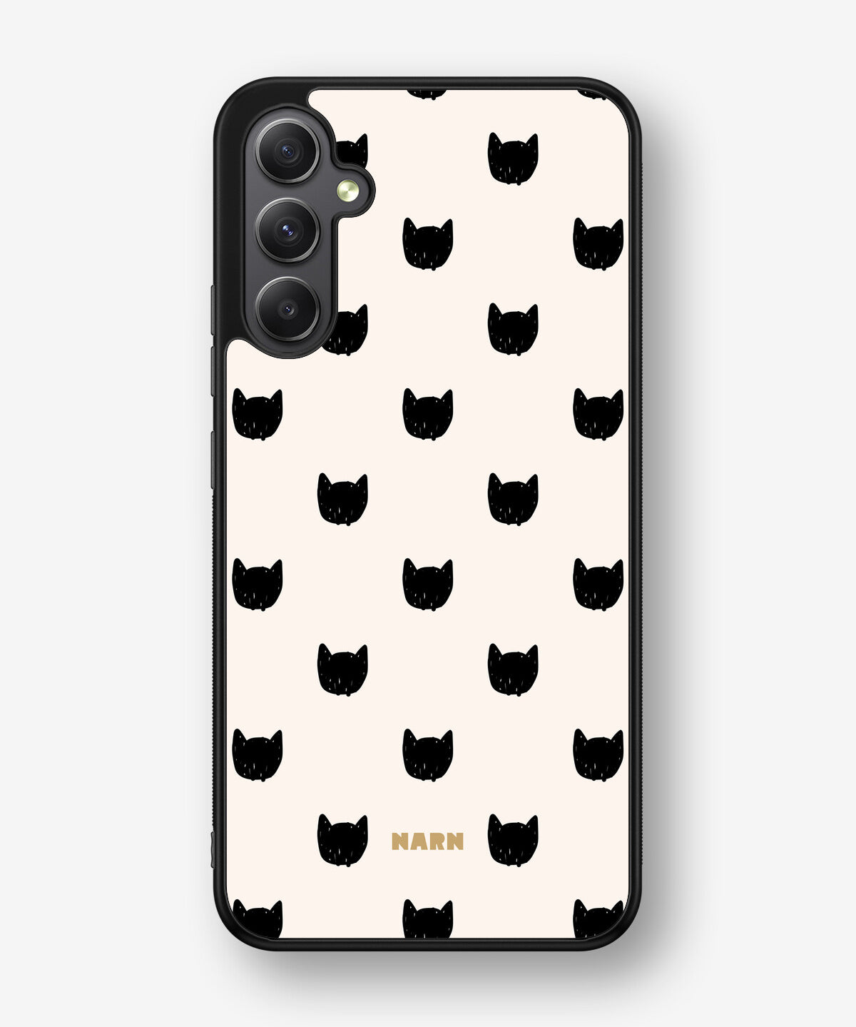 Samsung Galaxy A34 5G Hard Case – Kitty Dots - View 1