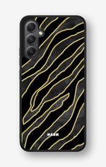 Samsung Galaxy A34 5G Hard Case – Golden Zebra - View 1