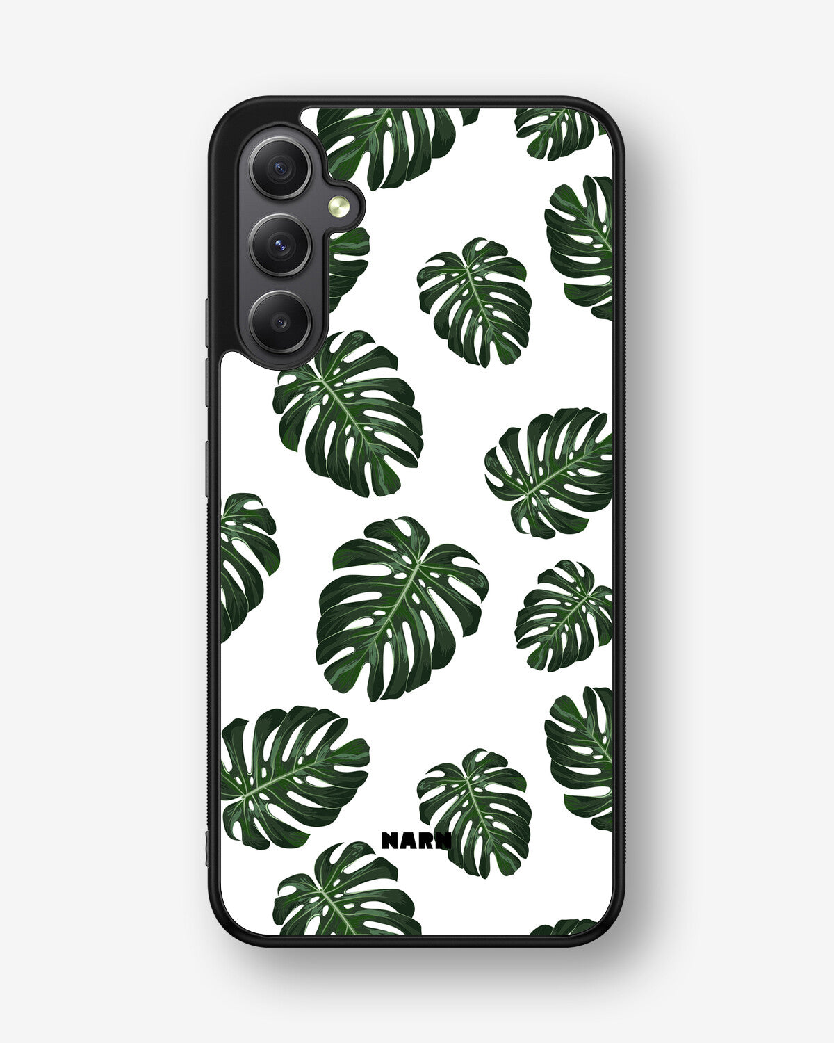 Samsung Galaxy A34 5G Hard Case – Monstera Pattern - View 1