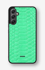Samsung Galaxy A34 5G Hard Case – Turquoise Snake - View 1