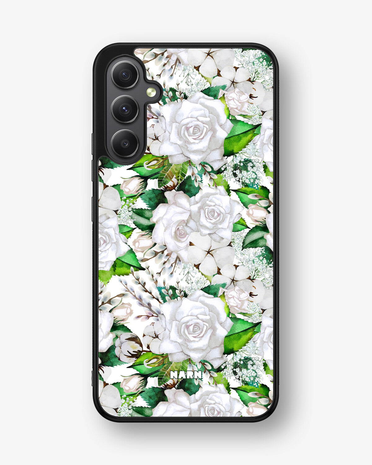 Samsung Galaxy A34 5G Hard Case – White Bloom - View 1