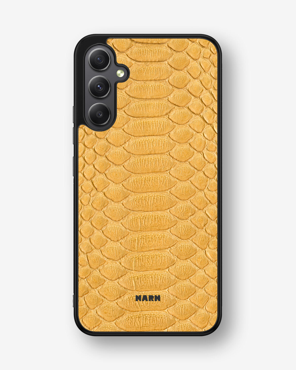 Samsung Galaxy A34 5G Hard Case – Yellow Snake - View 1