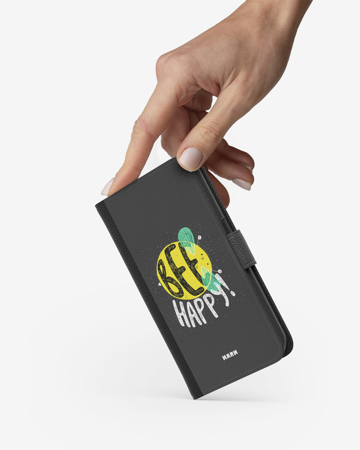 Samsung Galaxy A35 5G Wallet Case - BEE Happy - View 2