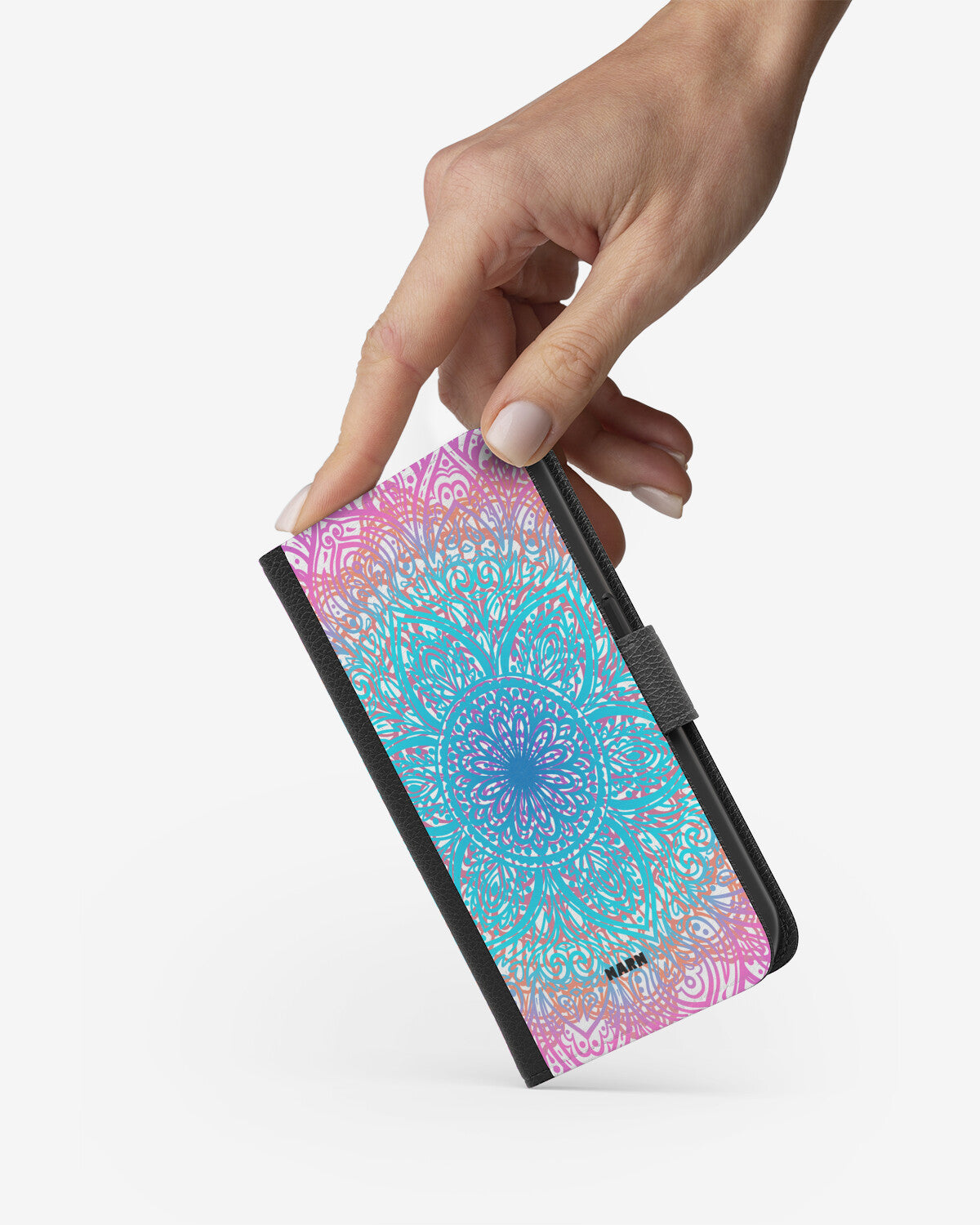Samsung Galaxy A35 5G Wallet Case - Pastel Mandala - View 2