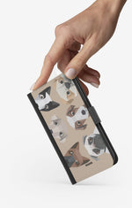 Samsung Galaxy A40 (2019) Wallet Case - Cute Dogs - View 2