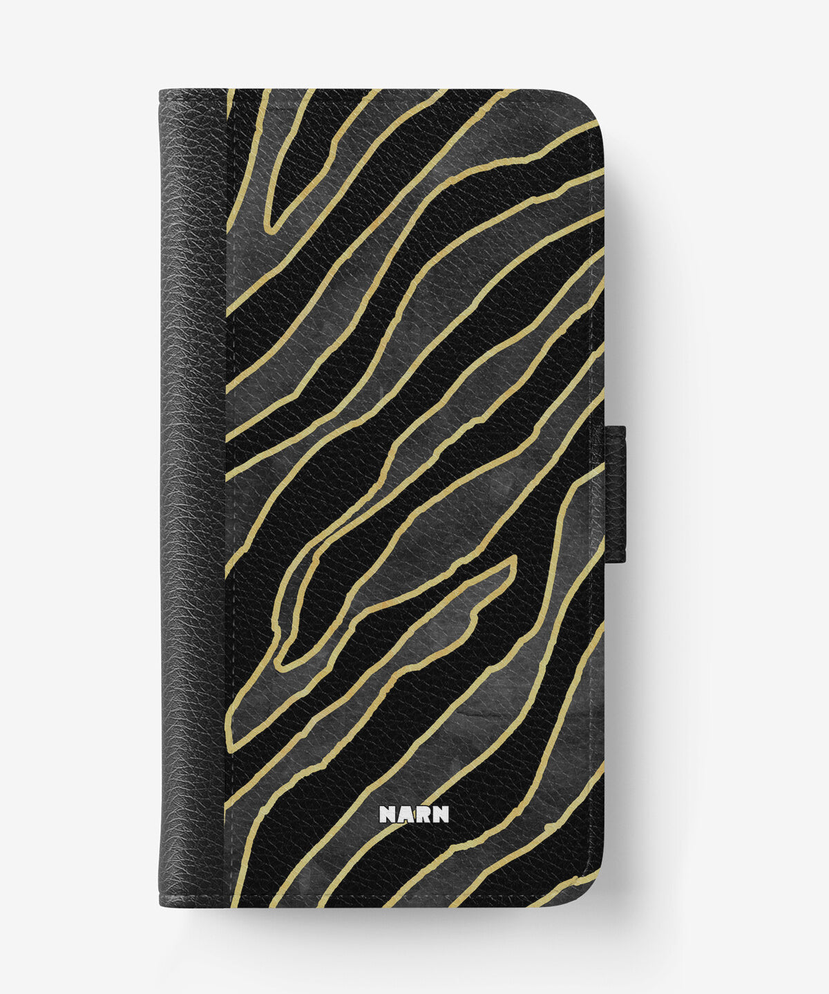 Samsung Galaxy A40 (2019) Wallet Case - Golden Zebra - View 1