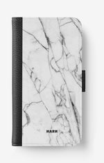 Samsung Galaxy A40 (2019) Wallet Case - Milky Marble - View 1