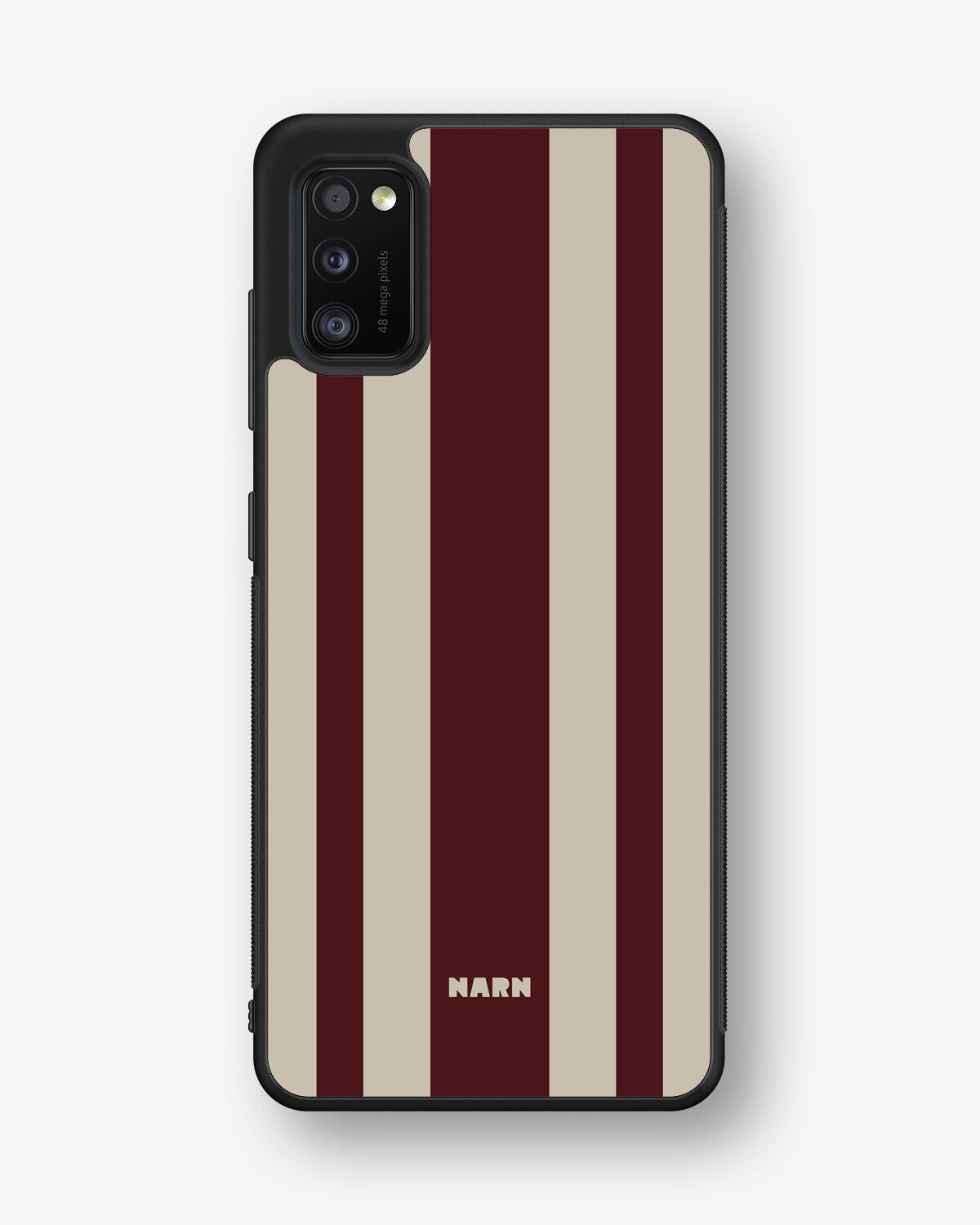 Samsung Galaxy A41 (2020) Hard Case – Bordeaux Stripe - View 1