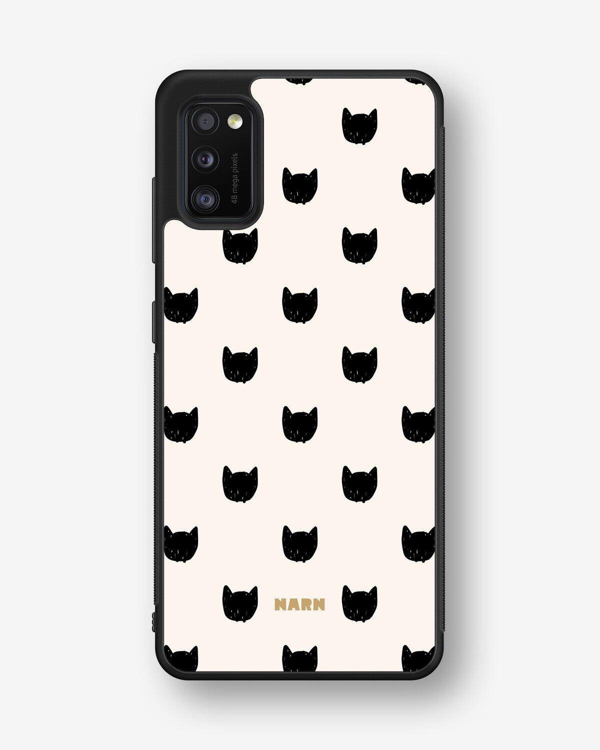 Samsung Galaxy A41 (2020) Hard Case – Kitty Dots - View 1