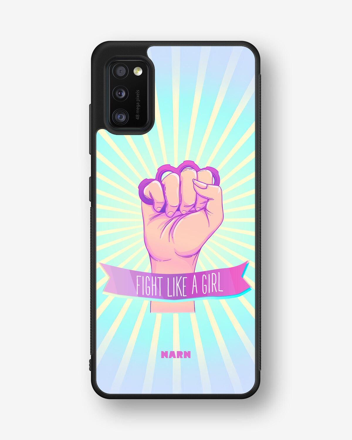 Samsung Galaxy A41 (2020) Hard Case – Fight Like A Girl - View 1