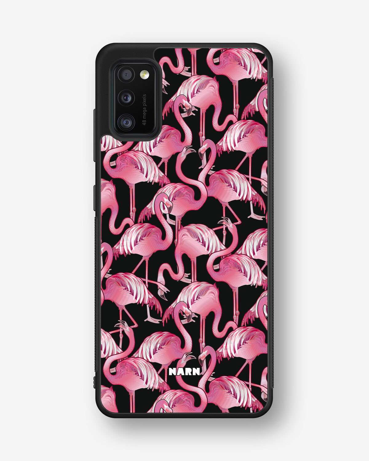 Samsung Galaxy A41 (2020) Hard Case – Flamingos - View 1