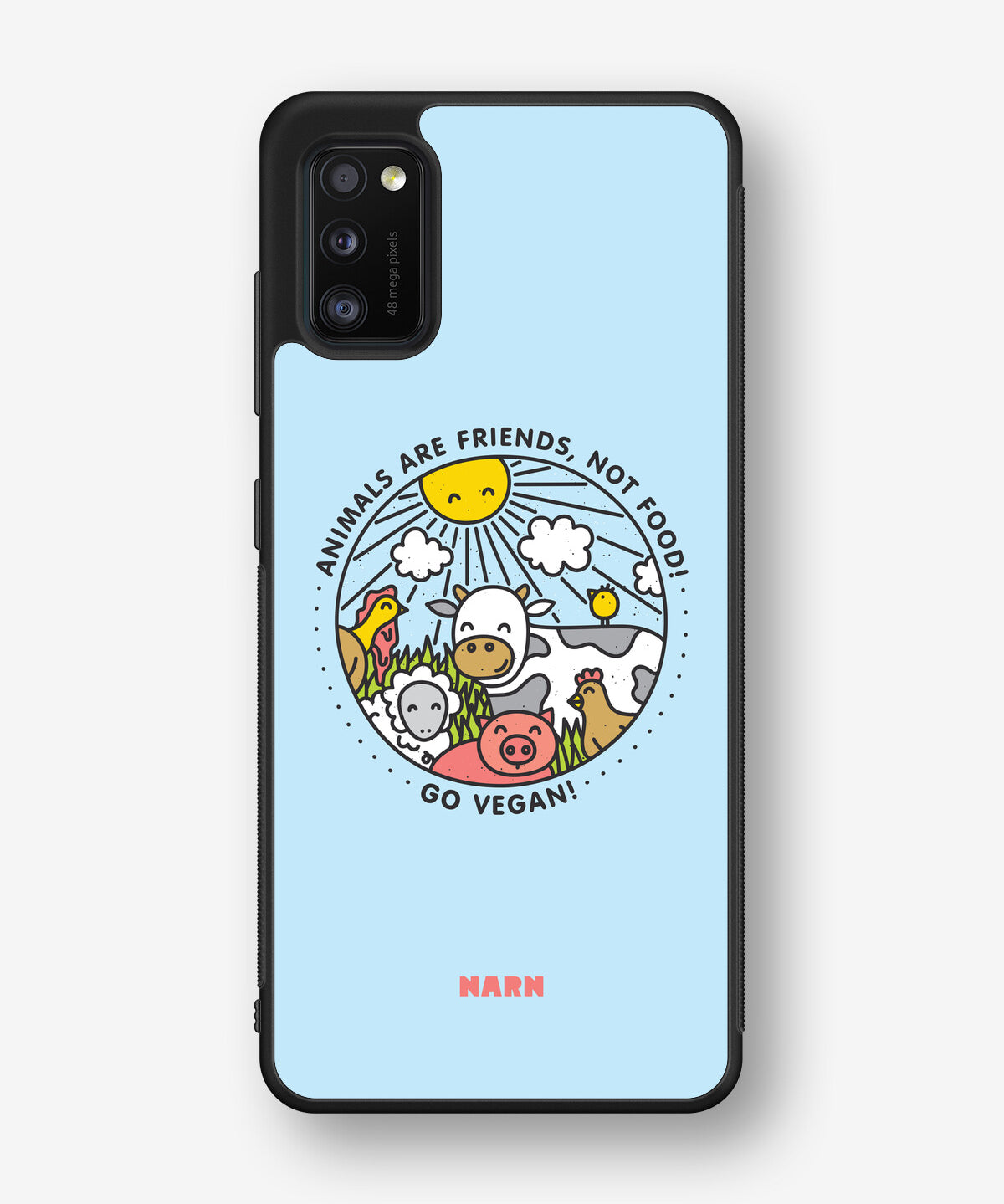 Samsung Galaxy A41 (2020) Hard Case – Friends, Not Food - View 1