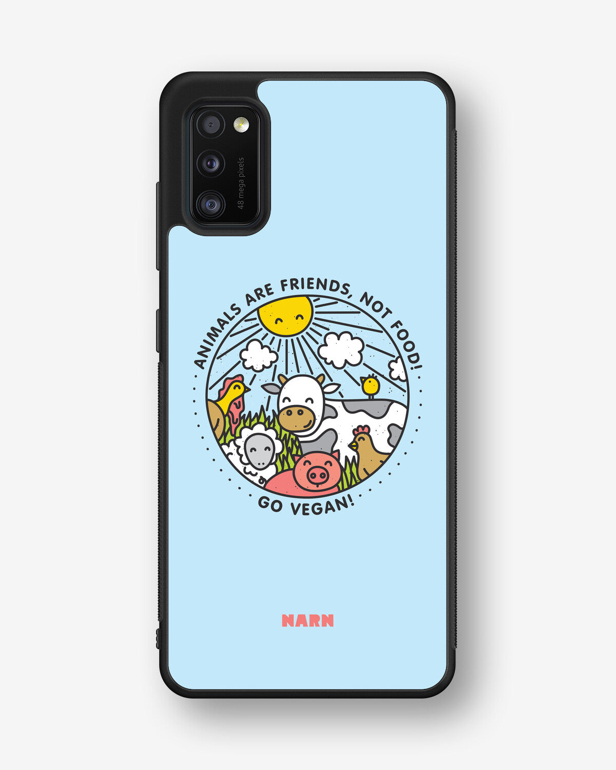 Samsung Galaxy A41 (2020) Hard Case – Friends, Not Food - View 1