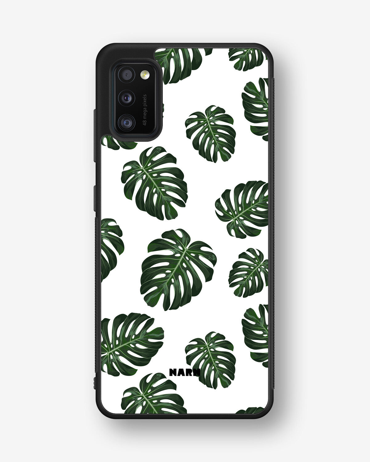 Samsung Galaxy A41 (2020) Hard Case – Monstera Pattern - View 1