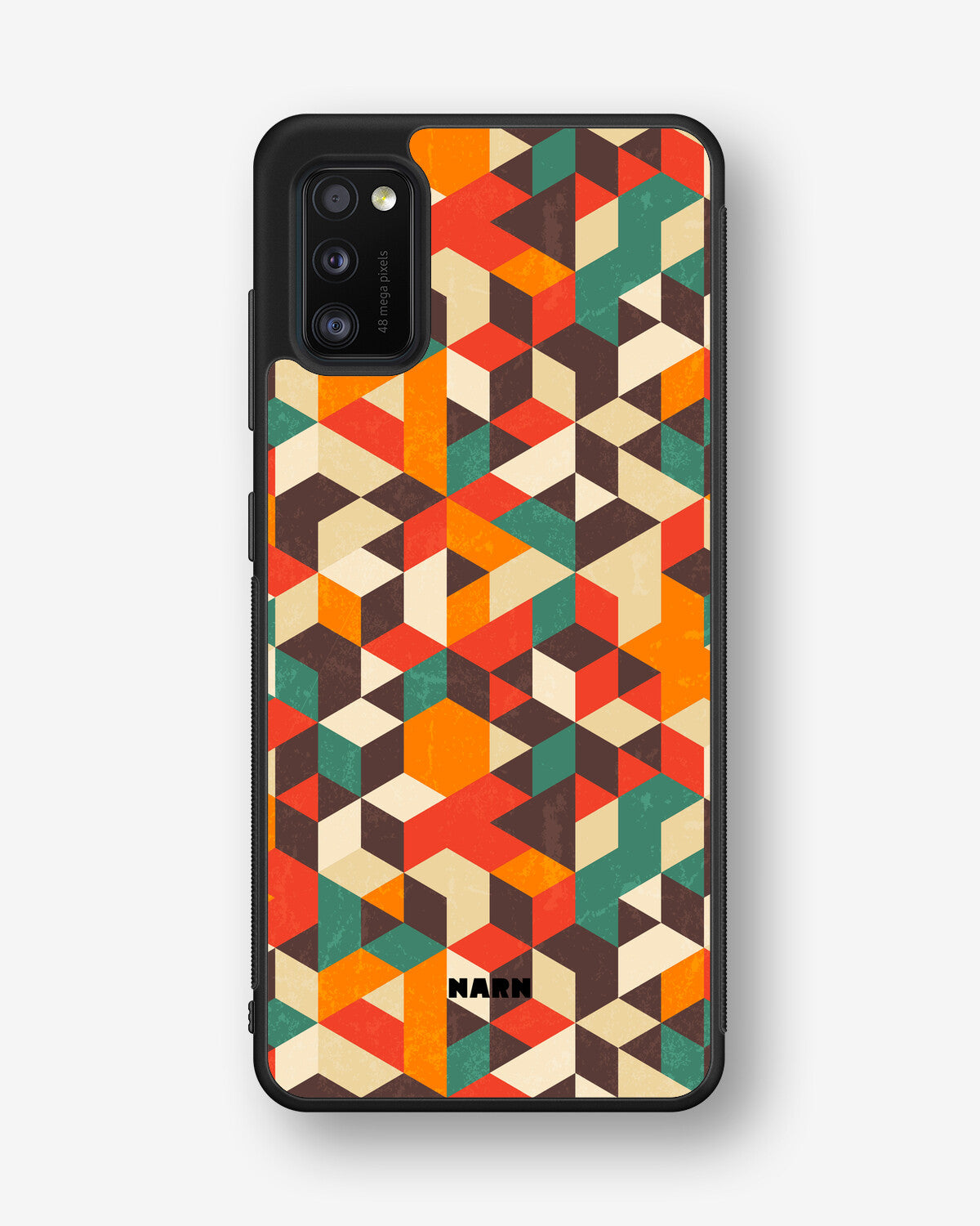 Samsung Galaxy A41 (2020) Hard Case – Retro Geometric - View 1