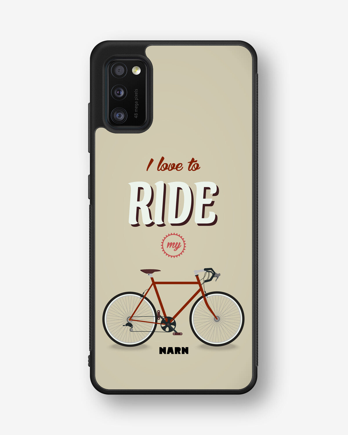 Samsung Galaxy A41 (2020) Hard Case – Ride My Bicycle - View 1