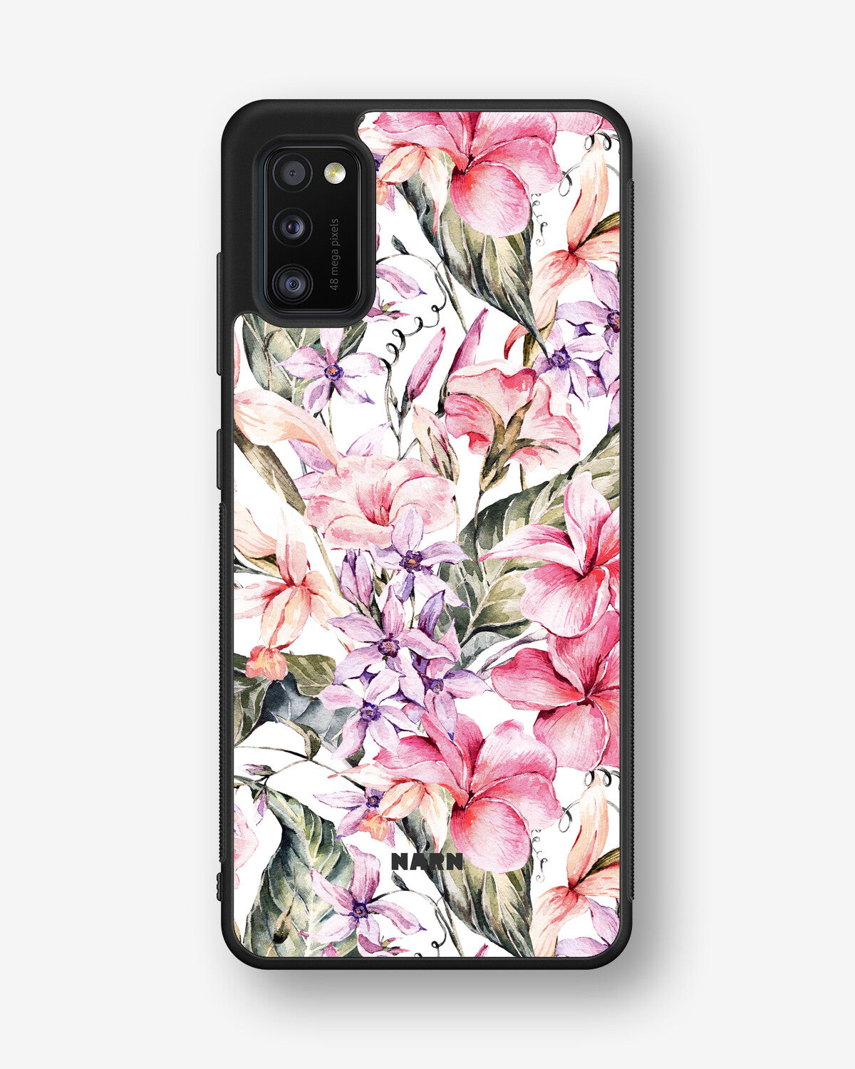 Samsung Galaxy A41 (2020) Hard Case – Watercolor Flowers - View 1
