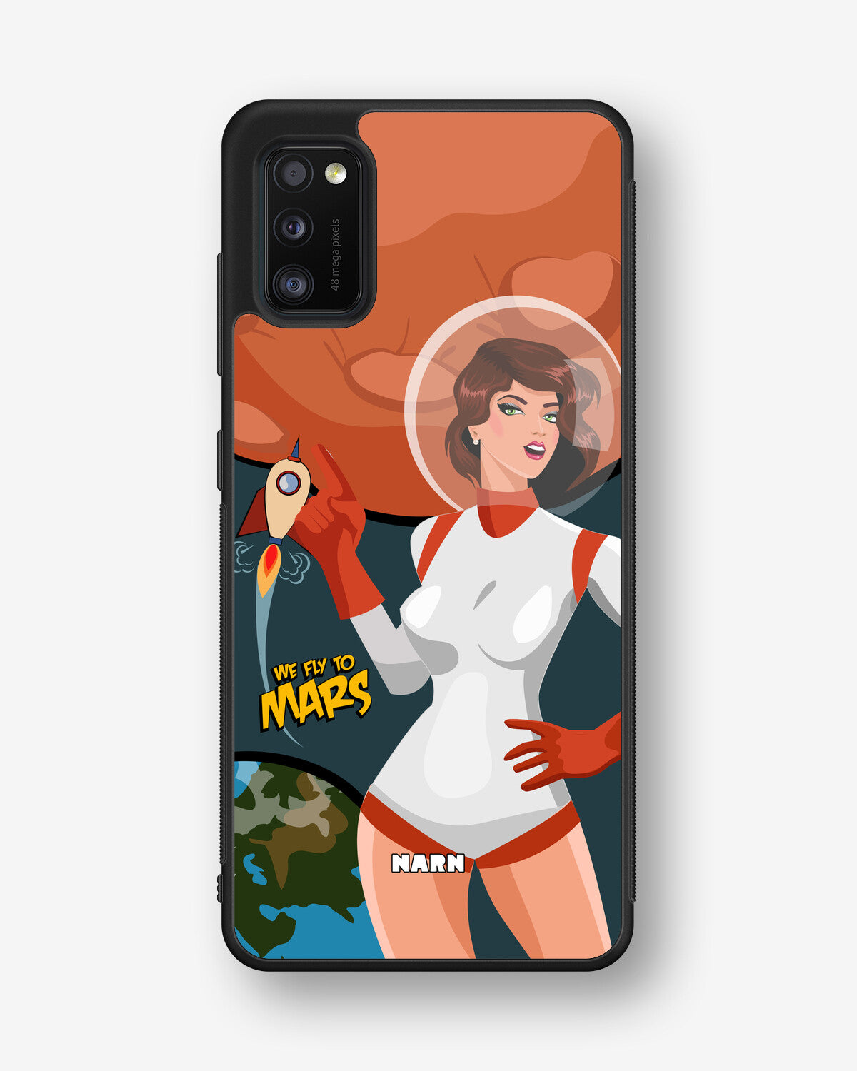 Samsung Galaxy A41 (2020) Hard Case – We Fly To Mars - View 1