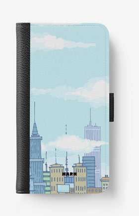 Samsung Galaxy A42 5G Wallet Case - Skyline - View 1