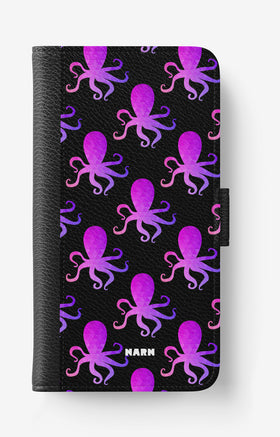 Samsung Galaxy A5 (2017) Wallet Case - Octopus Pattern - View 1