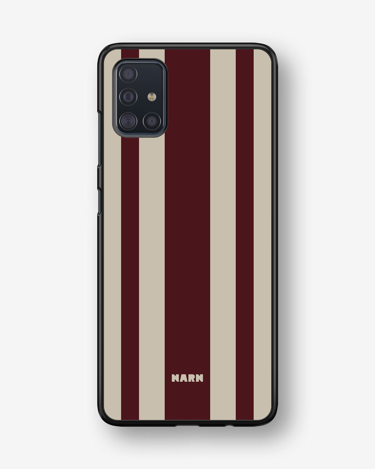 Samsung Galaxy A51 Hard Case – Bordeaux Stripe - View 1