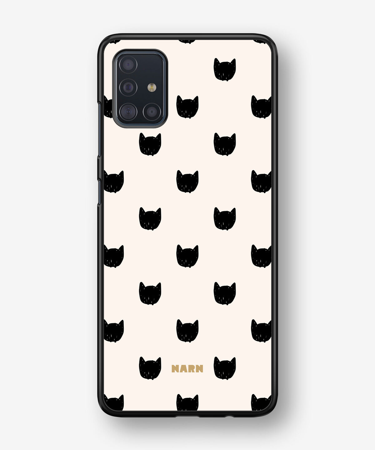 Samsung Galaxy A51 Hard Case – Kitty Dots - View 1